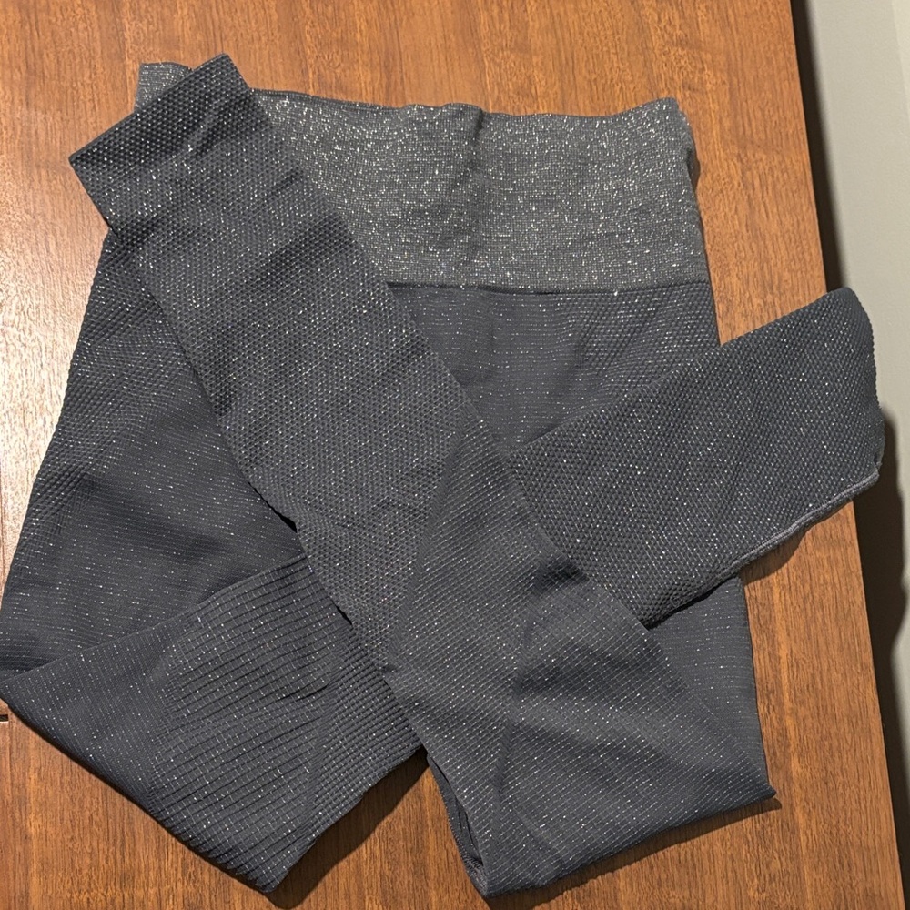 Athleta Shimmering Charcoal Leggings